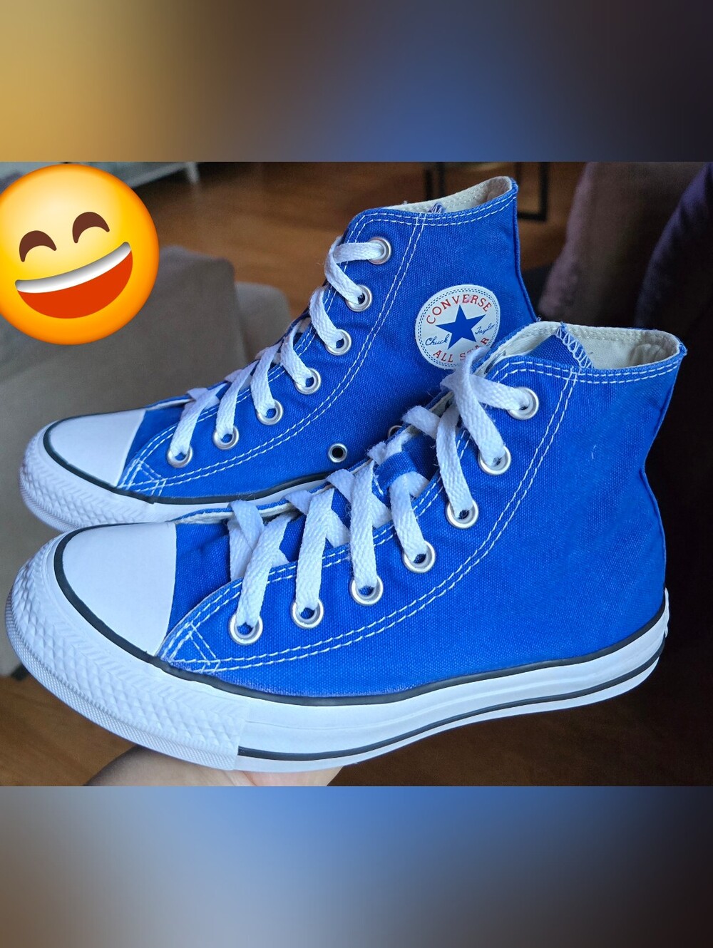 Sz 4 Men's/6 Women's CONVERSE CTAS HI 'Snorkle Blue' Casual Shoes